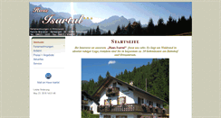 Desktop Screenshot of haus-isartal.de
